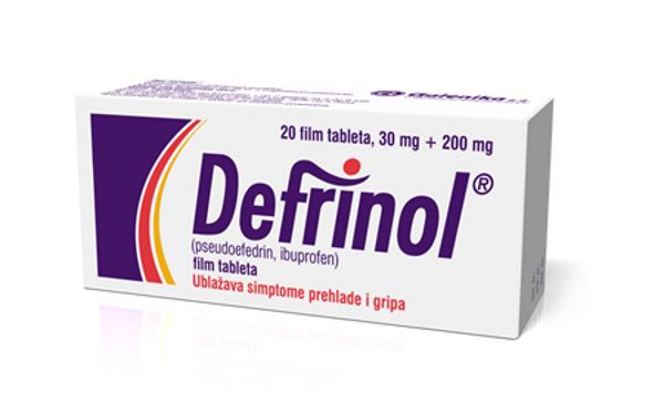 Defrinol tablete
